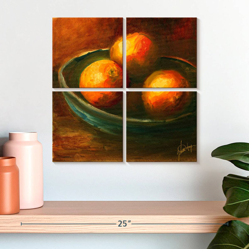 Yarlin Rustic Fruit IV, 18" H x 18" W