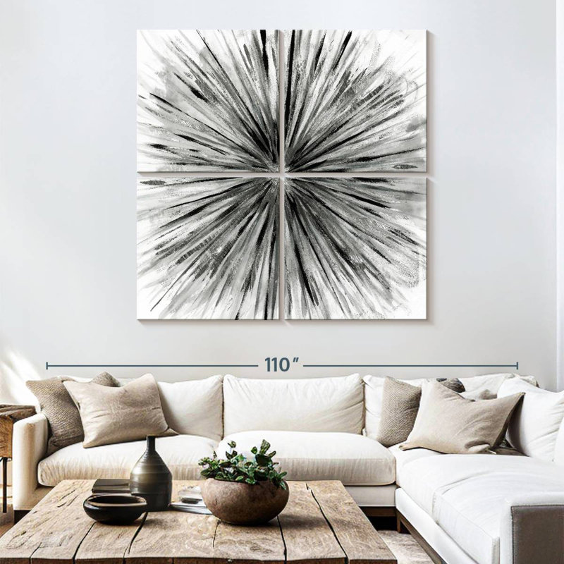 Staccato Burst, 74" H x 74" W