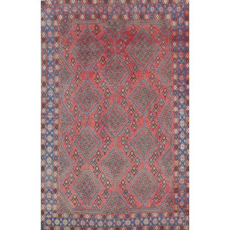 Tapis géométrique All-Over 7 x 9