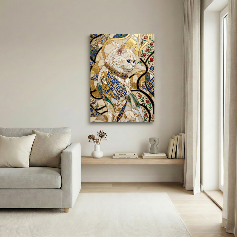Ensemble de 1 tableau sur toile en vitrail, 24"H x 18"W, Wrapped Canvas