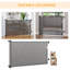 Barrière murale pour chien pliable
