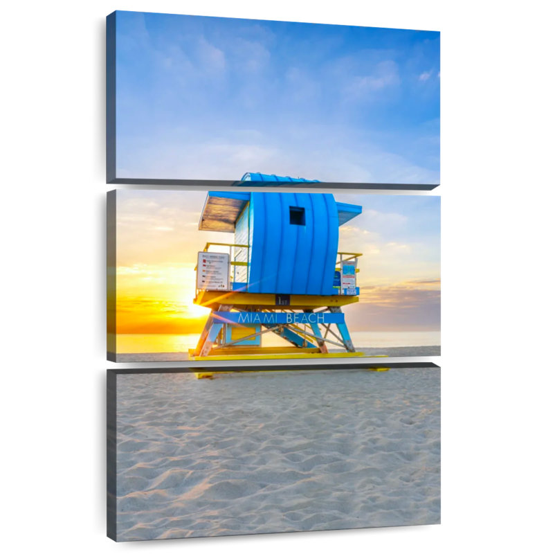 Nicci Miami Beach Sunrise Memories, 65" H x 42" W