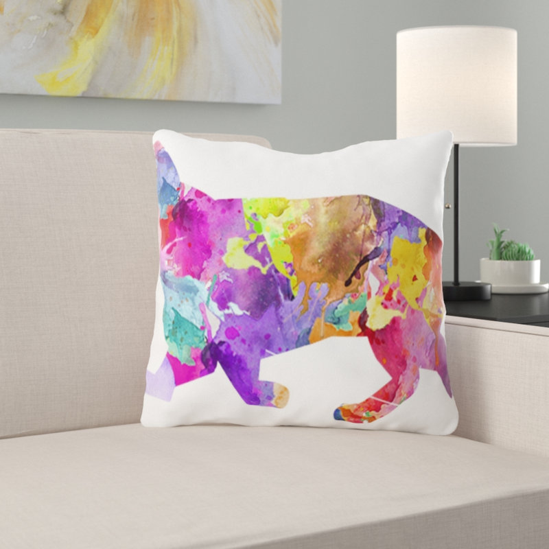 Housse et insert de coussin carré Burkhardt, Microsuède, Intérieur