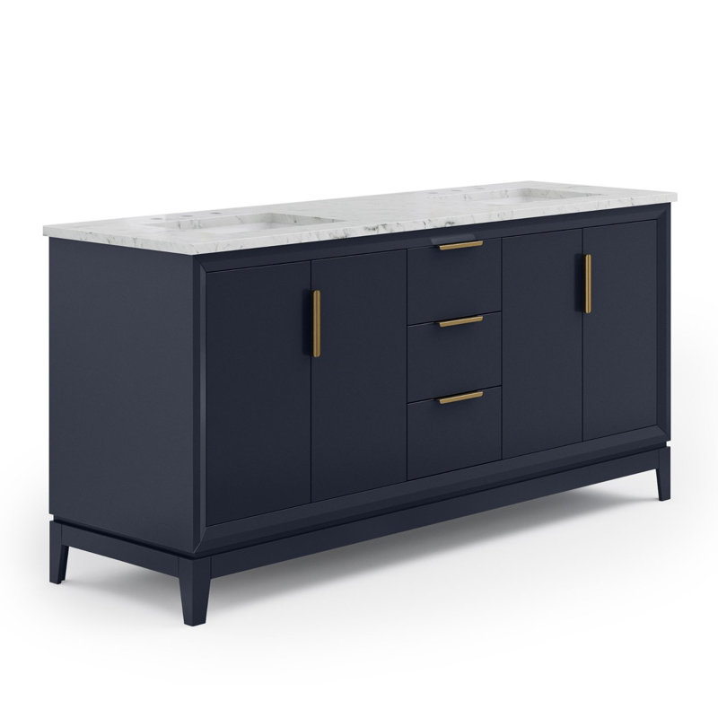 Elizabeth 72'' W Double Vanity, Monarch Blue