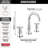 Trinsic Widespread Bathroom Faucet 3 Hole with Wheel Handle, 2-handle Bathroom Sink Faucet-67407402