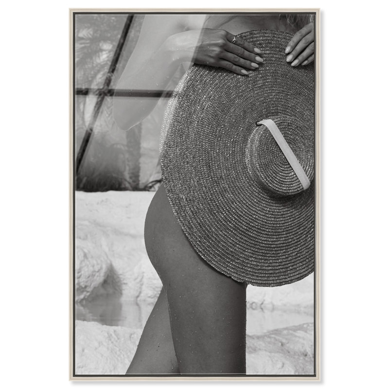 Cooling Calm Canvas Fashion Print by Oliver Gal, 16"H x 11"W, Silver Frame