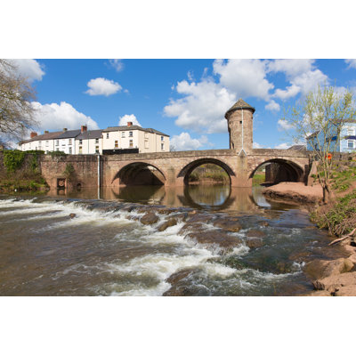 Monnow Bridge by Acceleratorhams - Wrapped Canvas Print