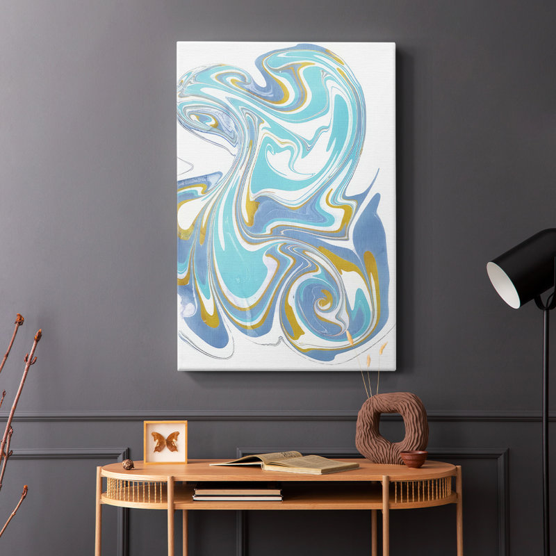 Galaxie VI - Cavas enveloppés de galerie, H 18 po x l 12 po