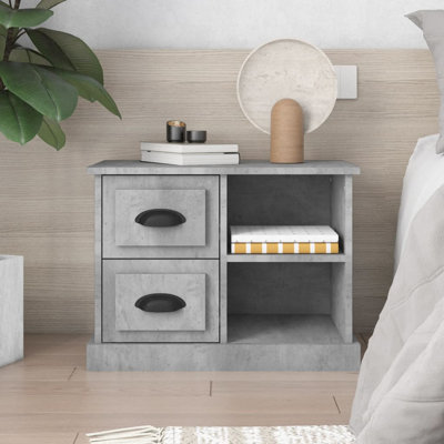 Lapriel 60cm W Solid Wood Bedside Table