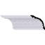 Grande moulure couronnée Brightton H 6 po x P 6 po x P 8 3/8 po x L 94 1/2 po