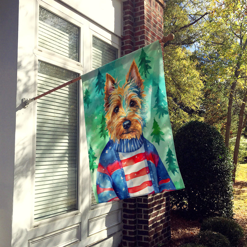 Double Sided Polyester Christmas, 40" H x 28" W