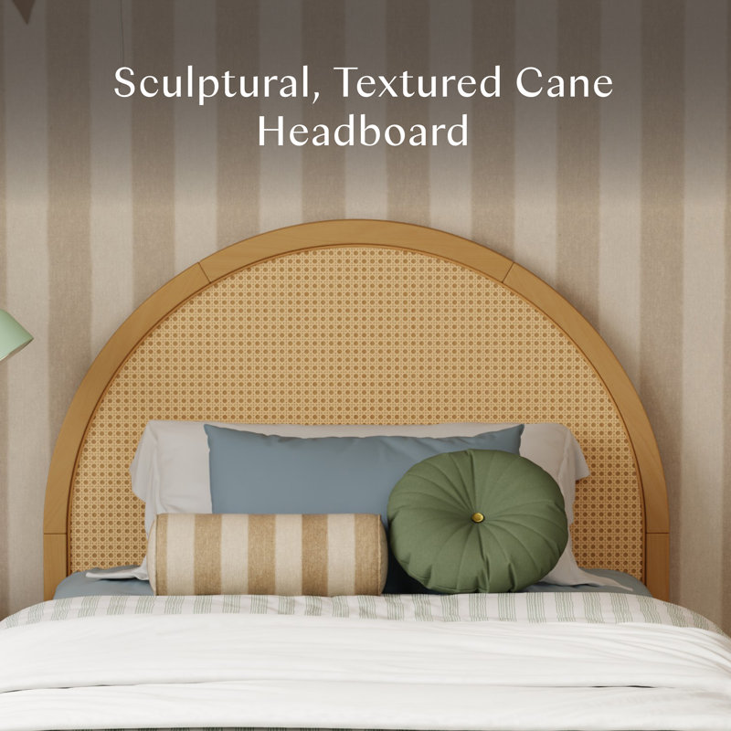 Bondi Full Bed, Twin, Honey Cane