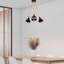Wooster 3 - Light Black Copper Unique/Statement Pendant-1904207865