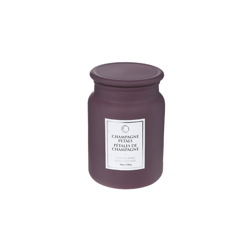 Champagne Petals Scented Jar Candle