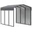 Steel Carport With 1 Side Wall Kit, 10X15X9-96101650