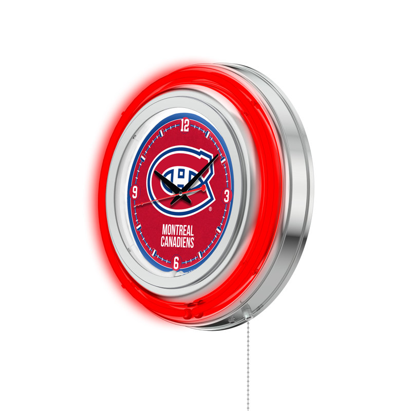 Horloge murale 15" nhl, Montreal Canadiens