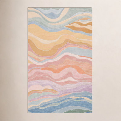 Hand-Tufted Abstract Rug