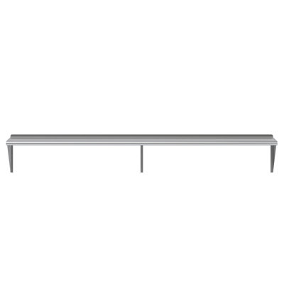 18 in. x 96 in. Stainless Steel Wall Shelf