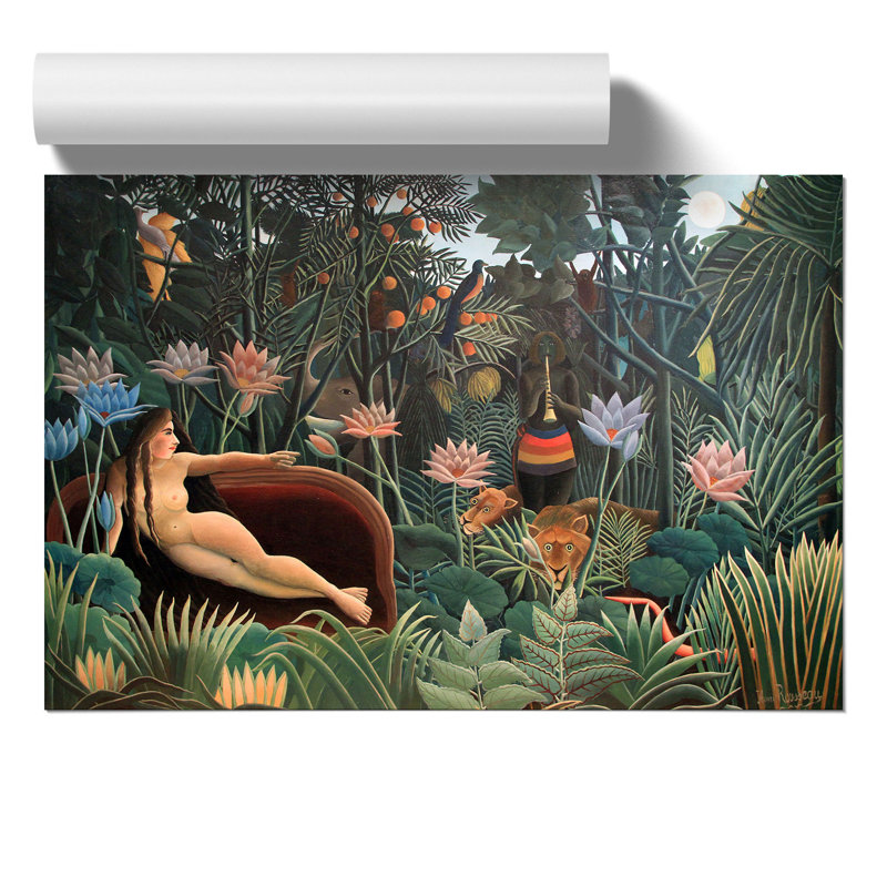 The Dream by Henri Rousseau - Frameless Print, 30cm H x 42cm W x 0.1cm D