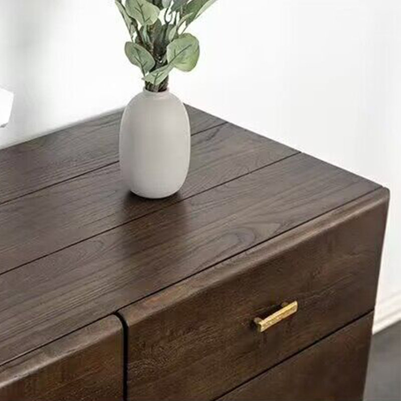 Casier simple en bois massif avec bibliothèque