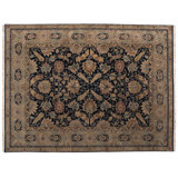 One-of-a-Kind Rectangle 9' X 11'1" Hand Knotted Area Rug