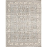 Oriental Area Rug in Light Blue/Light Purple/Beige