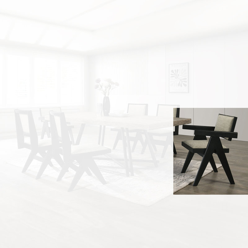 Chaise avec accoudoirs Carralero (ensemble de 2)