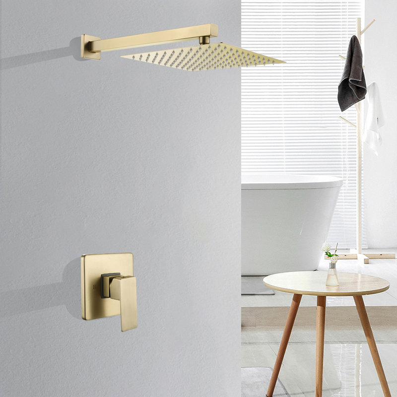 Système de douche complet avec valve brute