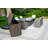 Luke Gas Fire Pit Dining Table Set, 6 Chairs, 4 Ottomans, A Storage