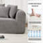 Canapé modulaire 109 po Cloud Light Grey-277515593