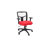 Y Mesh Back Office Chair with Back Support and Adjustable Arms, Red-1650145120