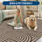 Thin Washable Jute Runner Rug – Non-Slip, Non-Shedding, Modern Neutral Rainbow Abstract Carpet for Entryway, Living Room, Dining, Patio-1842228159-1842228157