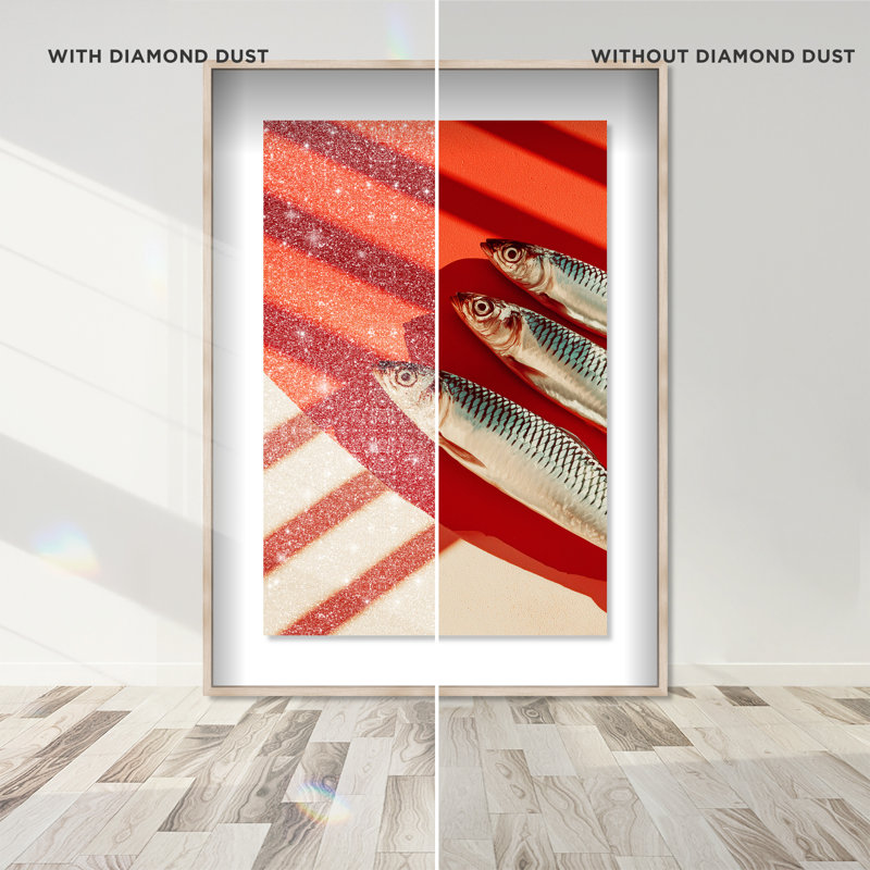 Coast Catch Print by Oliver Gal, 16.5"H x 11.5"W, Natural Oak Shadowbox