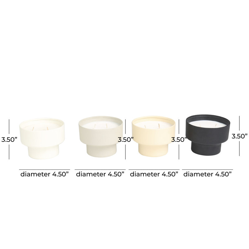 Bol en cire fondue, H 3,50 po x l 4,5 po x P 4,55 po