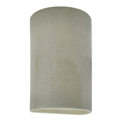 Awosika Ceramic LED Flush Mounted Sconce