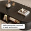 Table basse ovale en ardoise