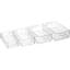 Set Of 16 Plastic Refrigerator Pantry Organizer Bins