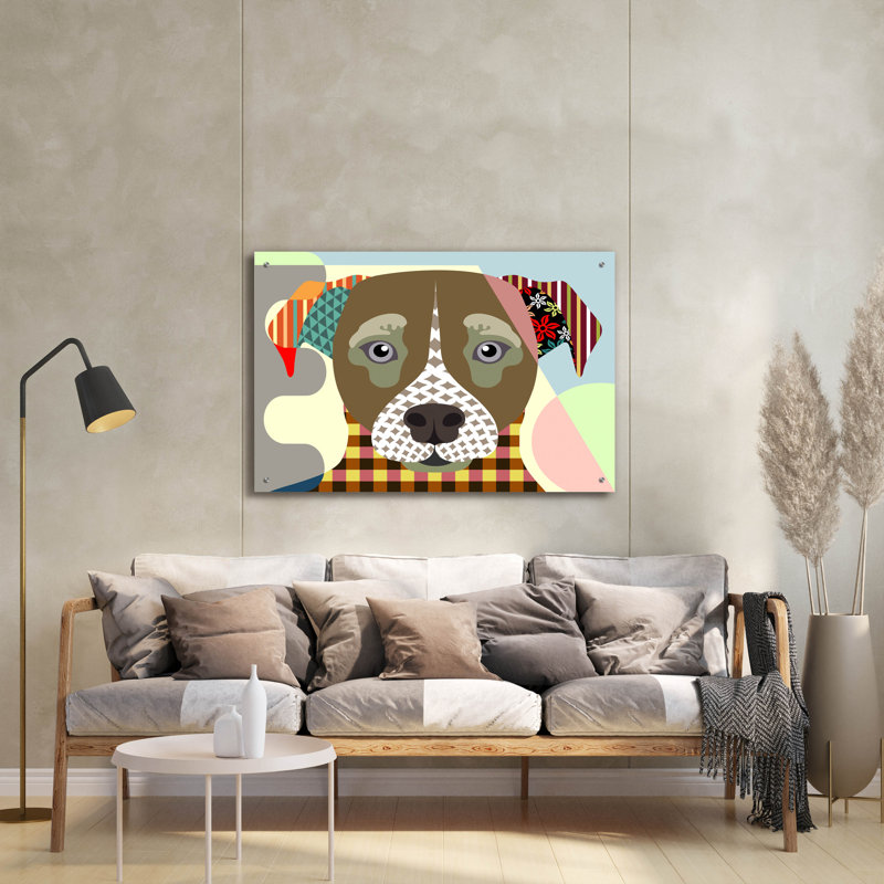 «Jack Russell» par Lanre Adefioyue, H 24 po x l 36 po x P 0,2 po