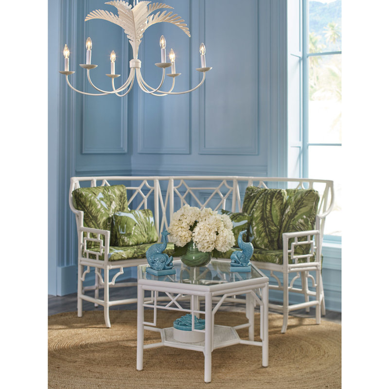 Royal 6 - Light Chandelier, Spring Green