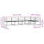 325cm Wide Patio Sectional