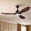  Ventilateur de plafond 3 lumières DEL avec lumière à intensité variable noyer foncé-1175352001-1186187574