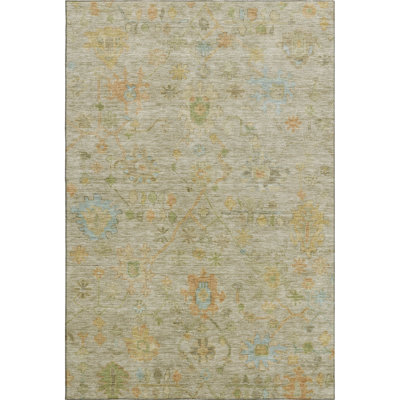 Premium Machine Washable Mayfield AMF1930 Global Rug
