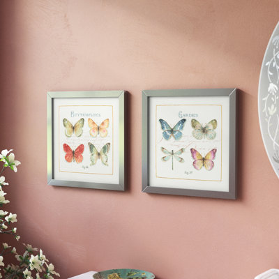 " Rainbow Seeds Butterflies III " 2 - Pieces