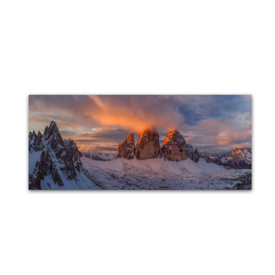 Art mural sur toile tendue - Valeriy Shcherbina «The Story Of The One Sunrise» pour décoration de salon, de chambre à coucher ou de bureau - 8 x 19