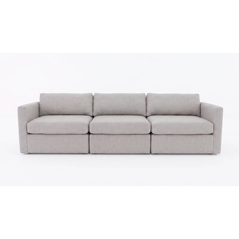 All Modern Sectional, 7610 Truffle Polypropylene / Olefin