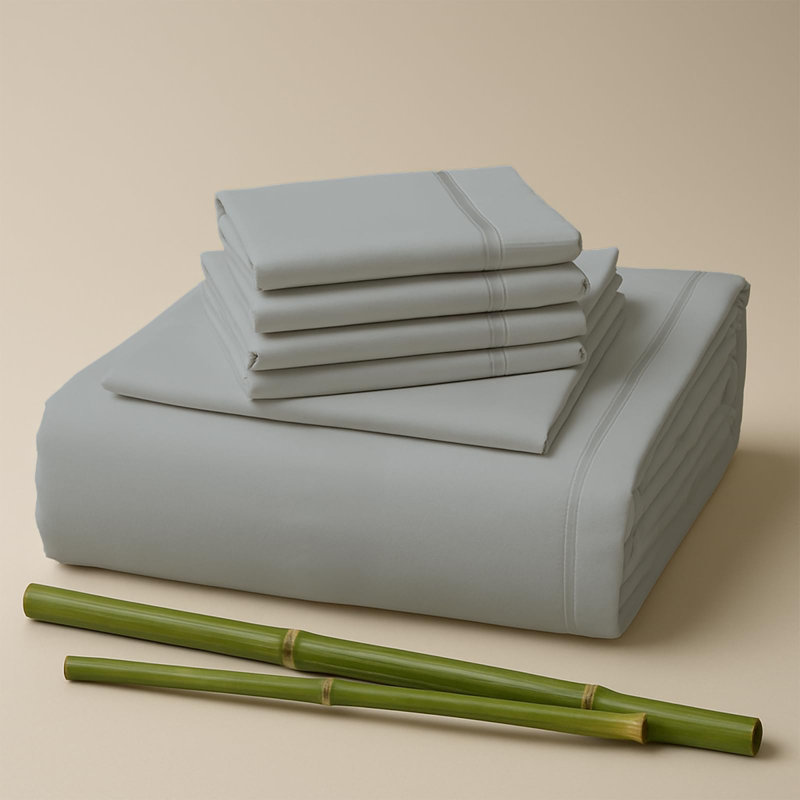 Light Gray, Twin XL Sheet Set with 2 Pillowcases