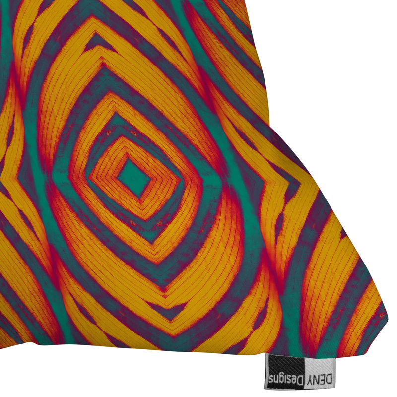 Coussin Wagner Campelo Maranta, Jaune Maranta 2, 16 po x 16 po