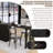 89.7" Wooden Sideboard With Extendable Table - Multi-functional Storage Cabinet For Living Room & Kitchen-1121595272