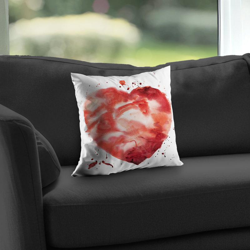 Big Heart - Romantic – Throw Pillow Cover Only, Double-Sided Print, Insert Not Included