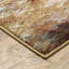 Tapis abstrait bleu / brun / beige-1724658482